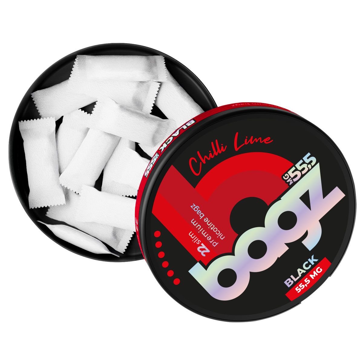 Bagz Chilli Lime Black 55.5mg - Pods and Pouches UK