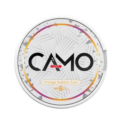 Camo Orange Bubble Gum Light - Pods and Pouches UK